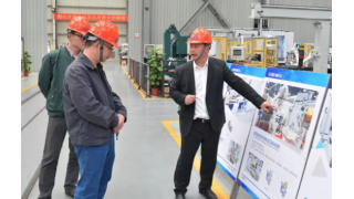 浙江省經信委投資處副處長陳昌杰調研暢爾