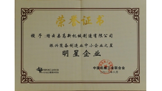 喜獲“明星企業(yè)”、“明星企業(yè)家”稱號(hào)